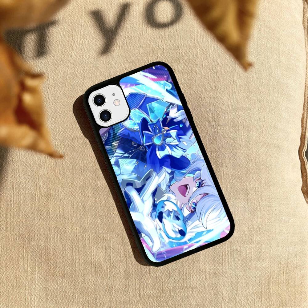 Genshin Impact Furina PC+TPU Phone Case For iPhone 17 16 15 14 PRO MAX 11 12 13 PLUS MINI Cover