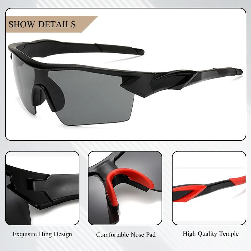 Fashion Square Sunglasses for Men Outdoor Sports Cycling Sun Glasses Women Travel Climbing Shades Male UV Protection
