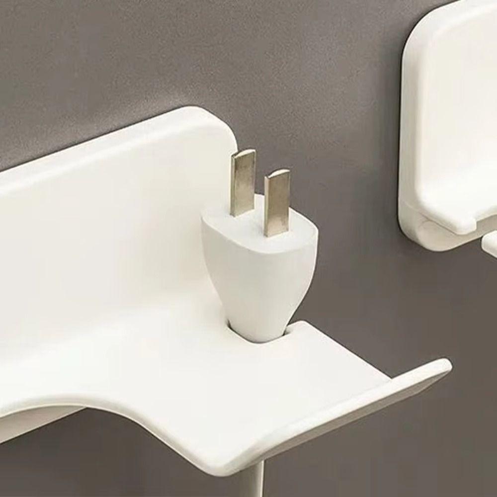 Non Perforated Hair Dryer Rack Wall Mounted Bathroom Storage Rack New Hair Dryer Holder