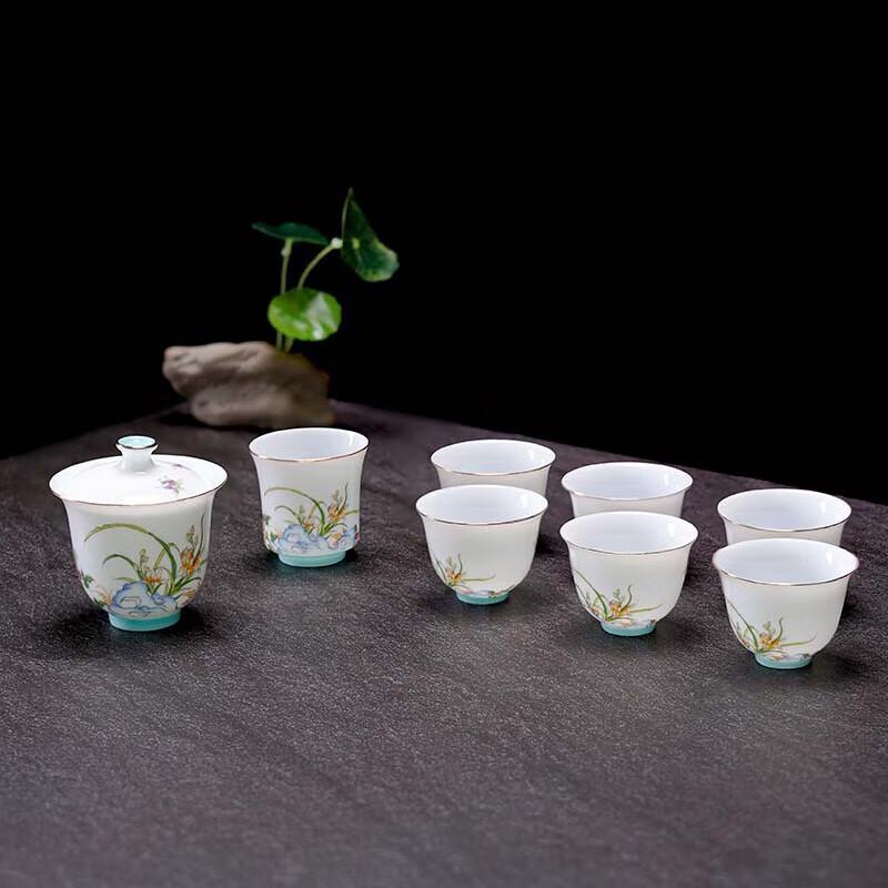

Mici Orchid 8-Piece Ceramic Tea Set