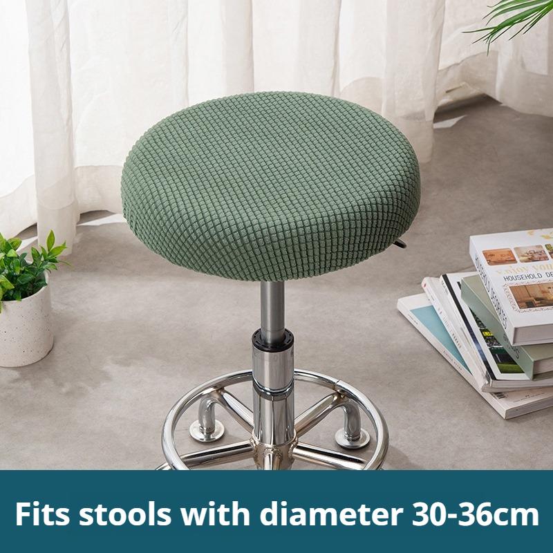 Round Stool Bar Stool Cover Beauty Salon Lift Chair Round Stool Cover Round Cover Chair Table Cushion Round Protective Cover
