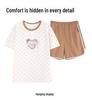 Women's 2026 Summer Cute Printed 100% Cotton Pajamas – Comfortable, Skin-Friendly, Wearable as Outerwear