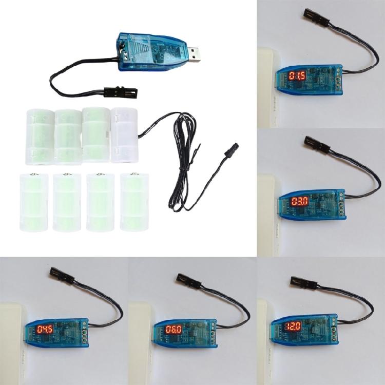 USB 5V to 1V-24V C LR14 Dummy Battery for Remote Controls Flashlight LED Lamp
