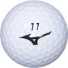 Mizuno D201 Hvide Golfbolde 12 Distance Velegnet til Hovedhastigheder på og Blød 5NJBD220 (1 dusin, bolde) - Type, 35m/s Over, Følelse, 2-delt