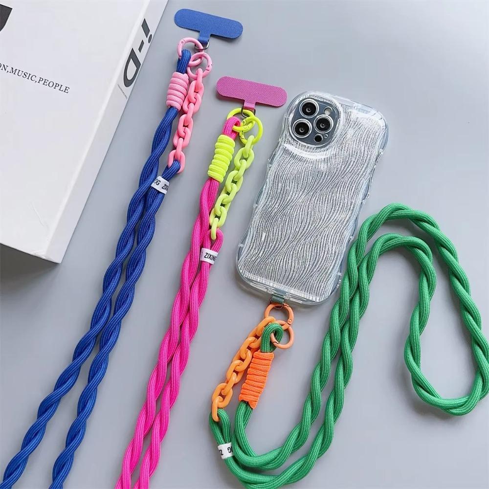 With Replacement Patch Mobile Phone Lanyard Detachable Wrist Strap  Phone Accessories