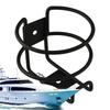 Boat Bottle Holder Metal Boat Bottle Organizer Rack Non-Slip Easy To Install Cup Storage Rack For Marine Trailer Truck Car RV