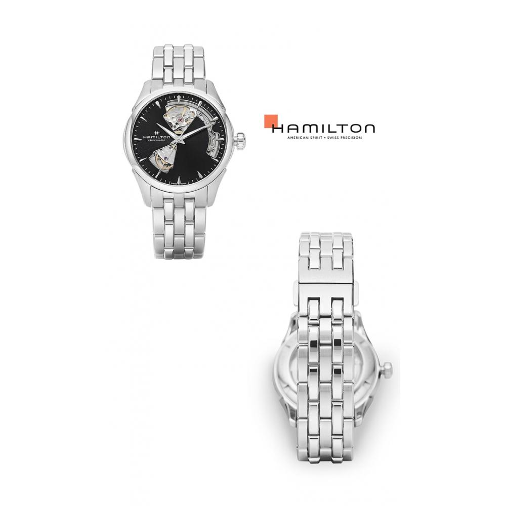 Hamilton H32215130 JazzmaSter Open Heart Women S Metal Watch