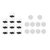 10 Pieces Mineral Display Boxes Display Holders Dustproof Multifunctional Sample Containers Mini Storage Boxes for Jewelry