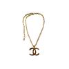 CHANEL [23A Handicraft Workshop] Double C Fashion Avant-garde Double C Metal Necklace Women's Gold