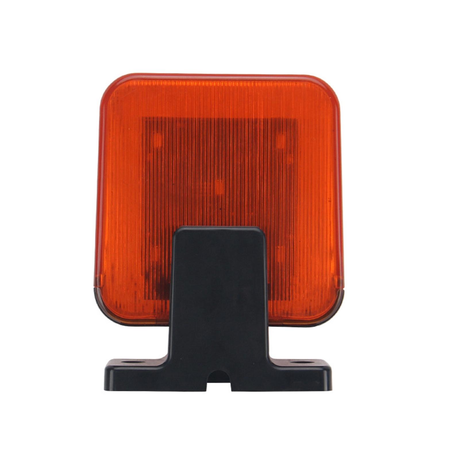 

LED Flashing Warning Light Alarm Lamp for Garage Door Outdoor Wall Mounted LED Signal Alarm Light оранжевый