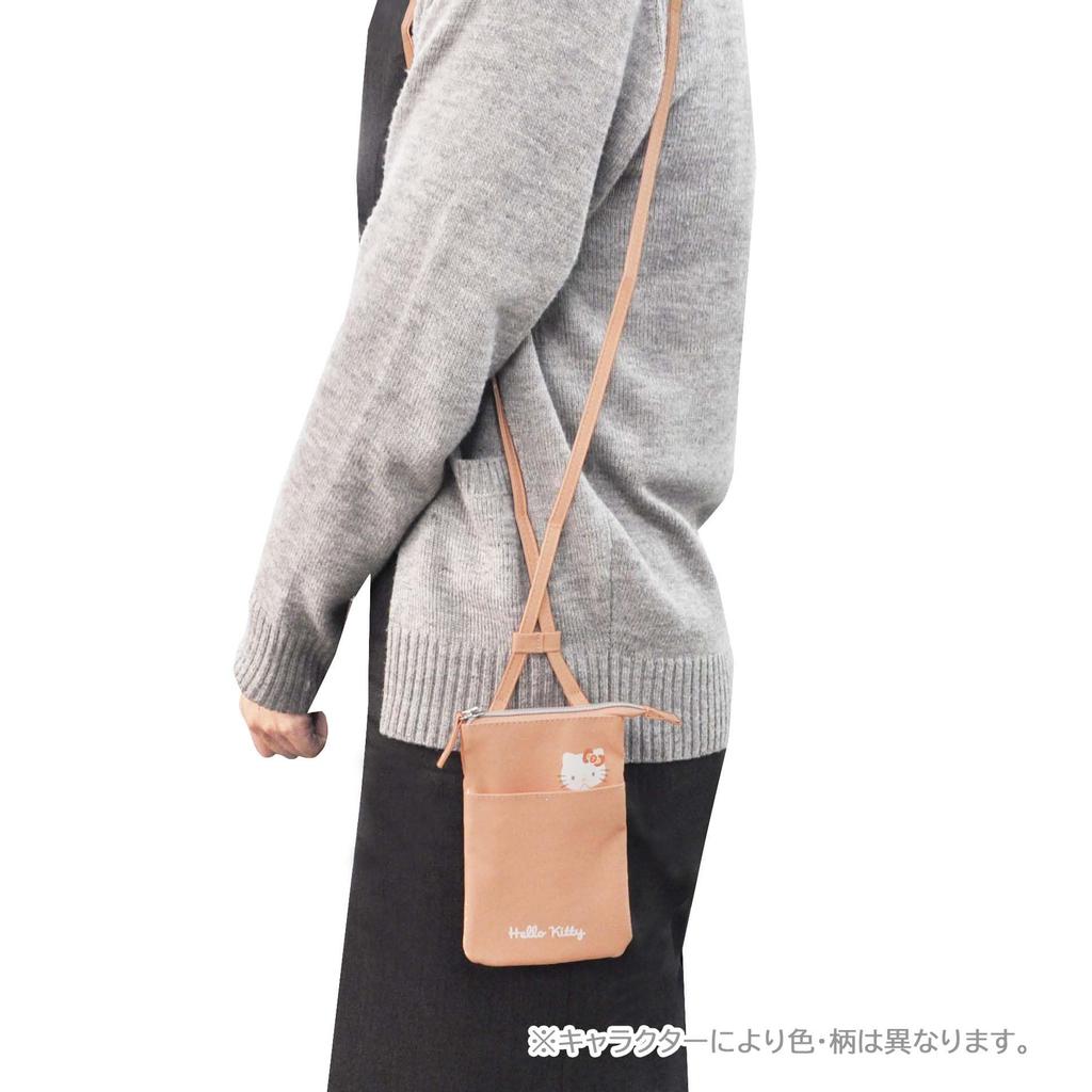 Bolsa de Ombro/Pescoço Transversal para Smartphone Skater, Estojo, Alça, Alça, Alça, Com Zíper, Kuromi, Sanrio, ZSP1-A