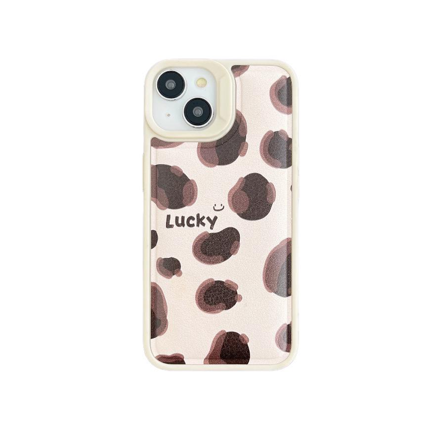 

Apple 17 Pro Max Creative Bump Phone Case, Leopard Print, Compatible with 15/14 Pro/13, Large Camera Hole 11 коричневый