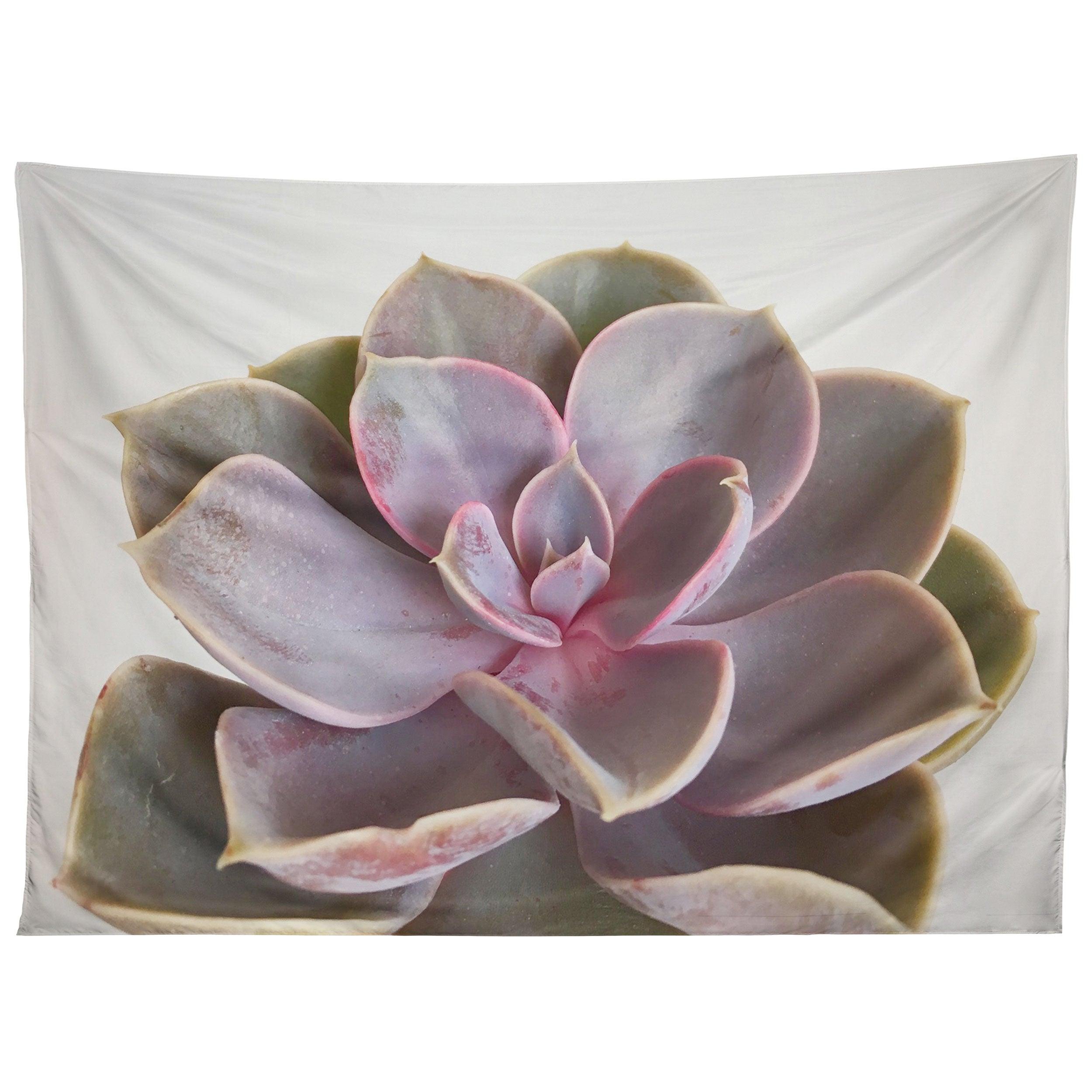 PURPLE SUCCULENT tapestry 75x100