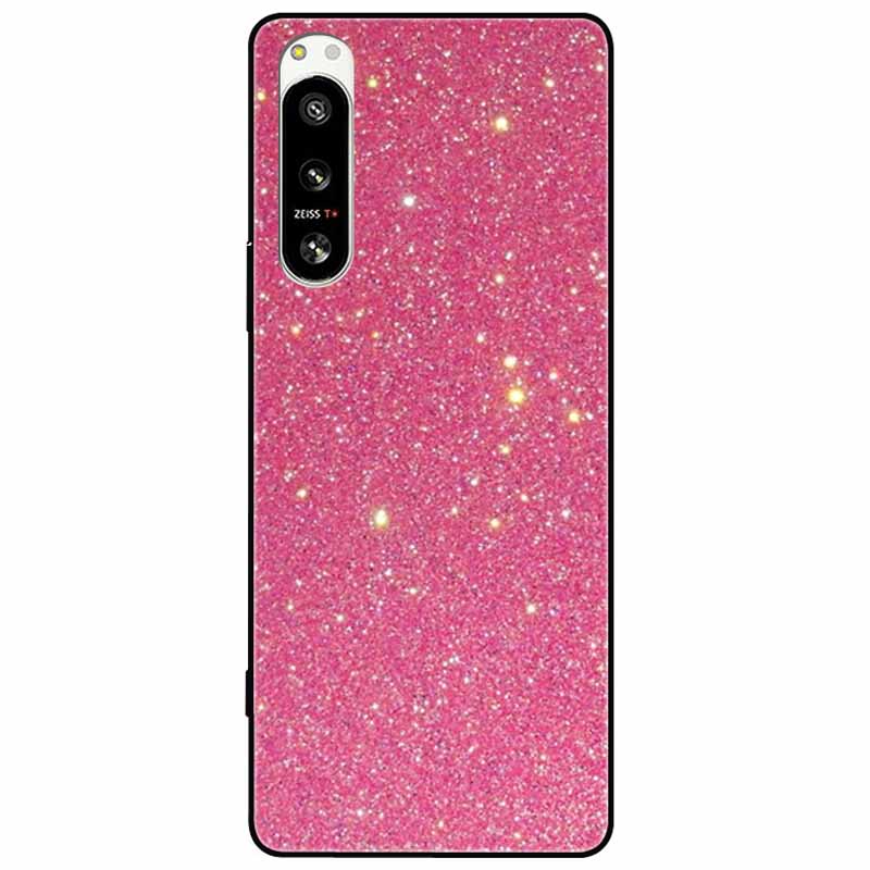 For Sony Xperia 5 IV / 10 IV Case 10IV Soft Black Silicone Forest Painted Phone Back Covers For Sony Xperia 1 IV Case TPU Coque