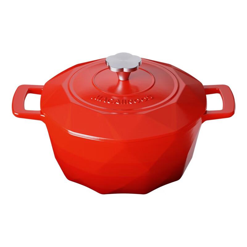 Maikaluo Funkelnder Emaille-Topf mit Diamanten