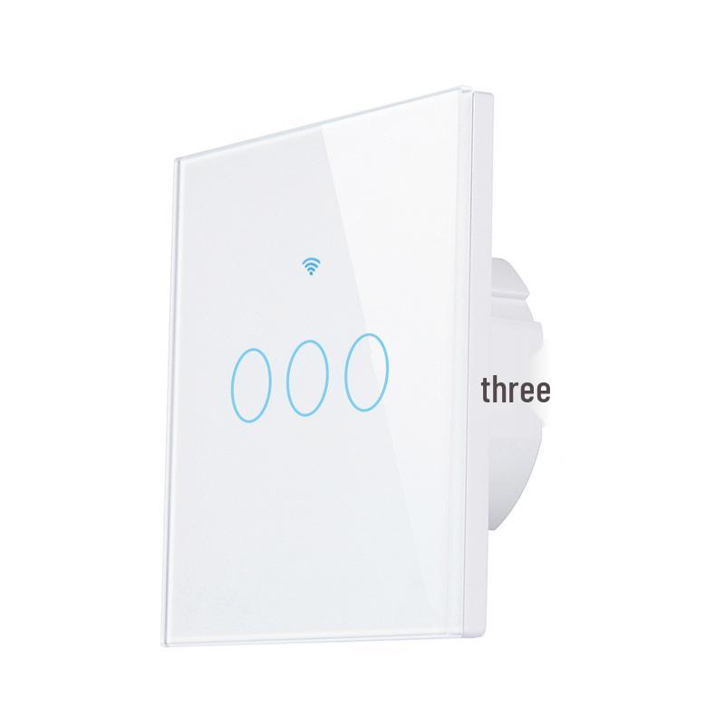 Matter European Standard Smart WiFi Touch Switch (Live/Neutral or Single Live Wire) with Alexa & HomeKit Compatibility.