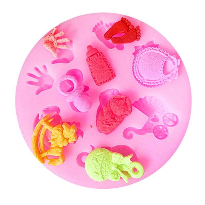 Baby Toy Silicone Fondant Cake Mould Mold Chocolate Tool Sugarcraft Baking D0D2 Baby Toy Silicone Fondant Cake Mould Mold Chocolate Tool Sugarcraft Baking D0D2