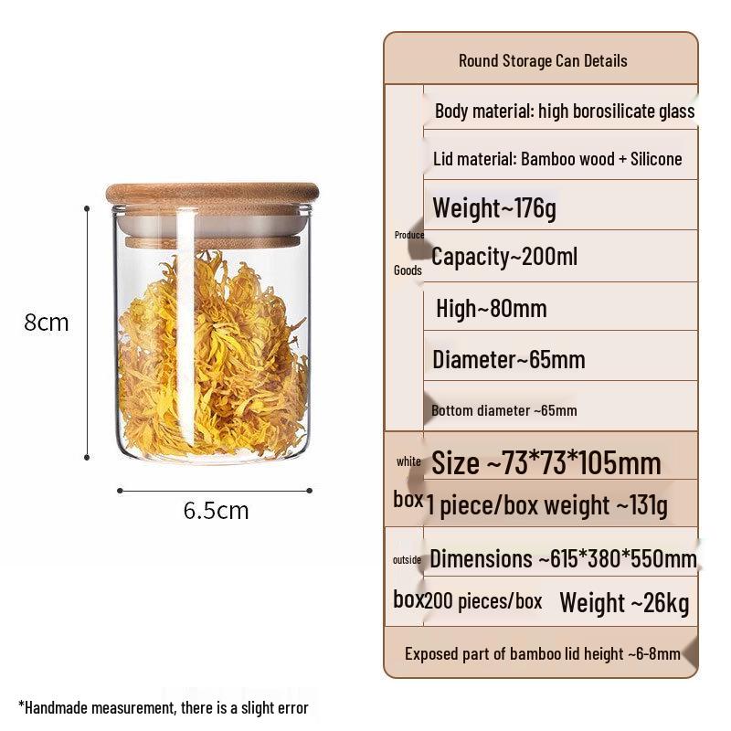 Manual Vacuum Sealed Glass Storage Jar for Coffee Beans, Grains, and Cereals