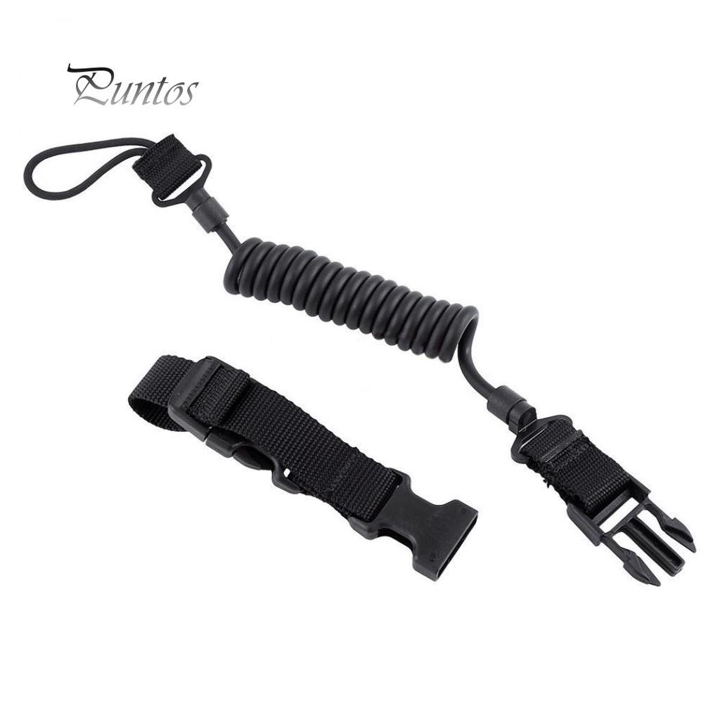 150cm Military Tactical Elastic Release Pistol Sling Lanyard