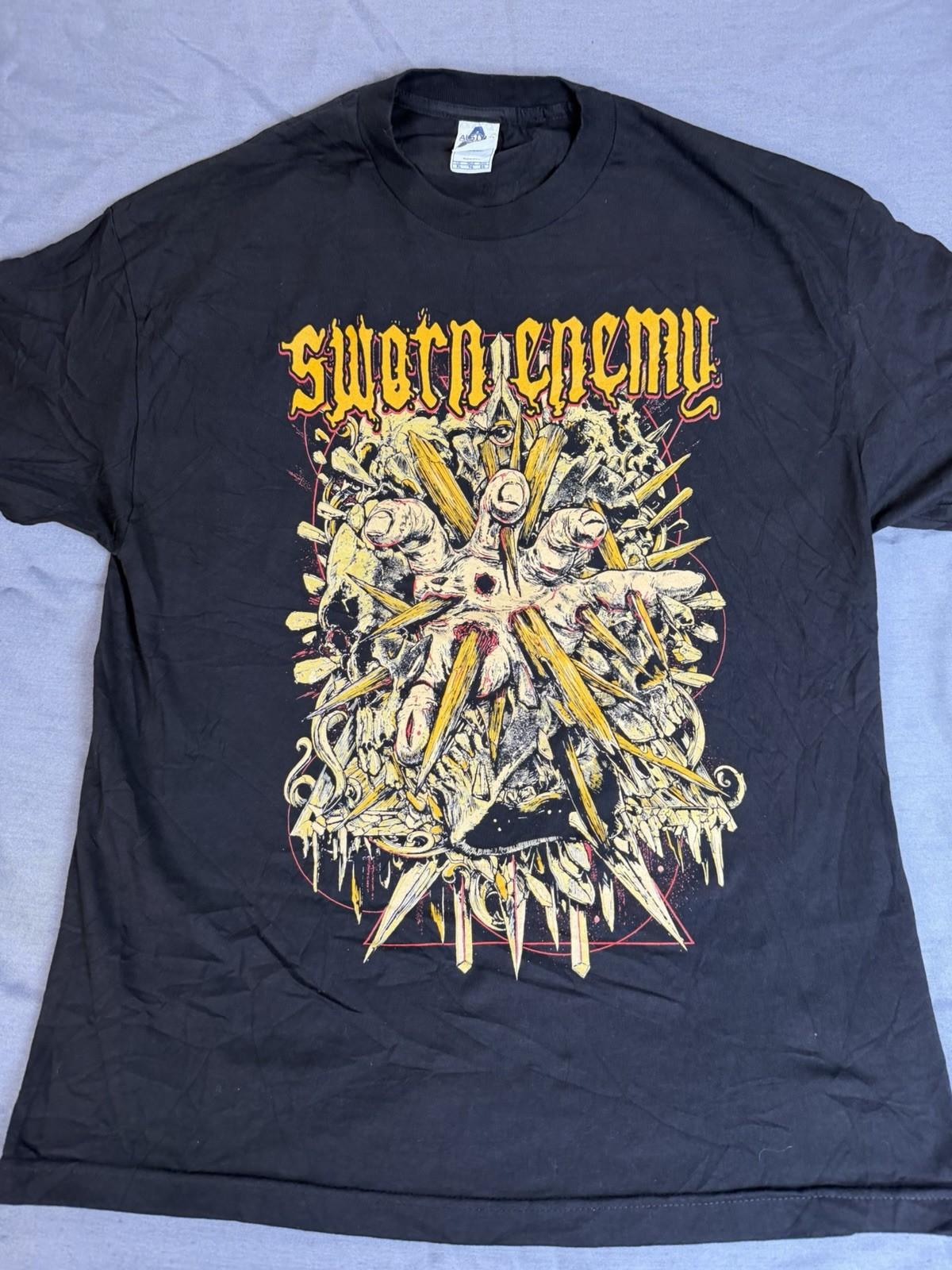 New Sworn Enemy Band Shirt Size XL. Excellent Condition. Rare. Hardcore, Metal L