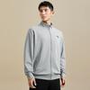 ANTA Unisex Fleece-Lined Stand Collar Knit Sports Jacket