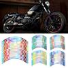 17" Auto Styling Streifen Regenbogen Felgenband Motocross Bike Motorrad Radaufkleber für Kawasaki Honda Yamaha Suzuki