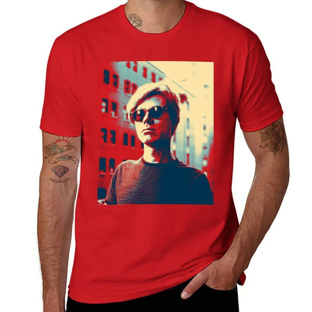 Popart Andy Warhol T-Shirt Summer Clothes Customizeds Tees Cute Tops Short Sleeve Tee Men