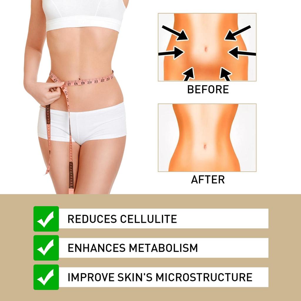 Körperstraffendes Gel für Arme & Bauch, Hautstraffendes Schlankheitsgel, Verbessert Körperkonturen, Anti-Cellulite & Straffendes Gel