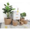 Hand Woven Extra Large Straw Flower Pot Nordic Seaweed Storage Basket Potted Green Plant Floor Indoor Anti-fade Long-lasting