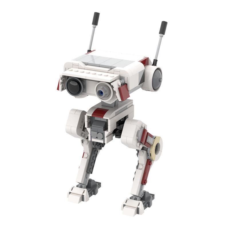 Moc Space Wars Battle Enemy Air Vehicle Robot Building Blocks Sets DIY Classical Movie Model Kids Birthday Gifts