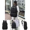 Color Outdoor Solid Large Capacity Zipper Backpack Hiking Travel Bag Bag School