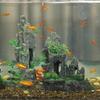 Resin Aquarium Rockery Mountain Decoration Artificial View Rock Cave Stone Tree Fish Tank Ornament Aquarium Decor Home