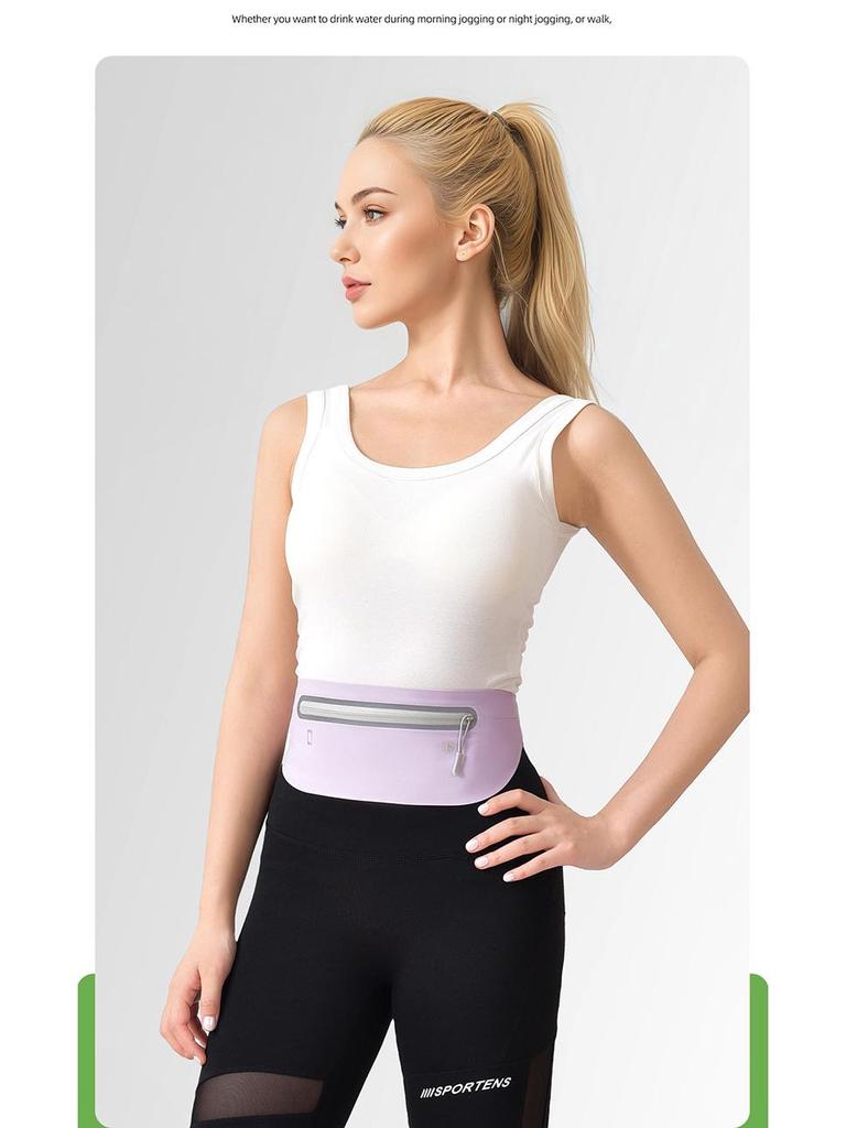 Unisex Waterproof Sports Running Waist Bag - Lightweight & Invisible Fitness Phone Belt