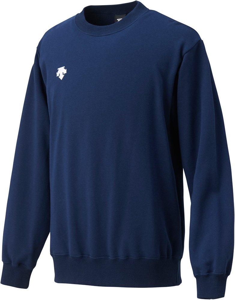 

Sweatshirt Sweat Absorbent Stretch Round Neck Crew Neck U Navy 140 [DESCENTE] DMC-2062 DMC-2602 Men s
