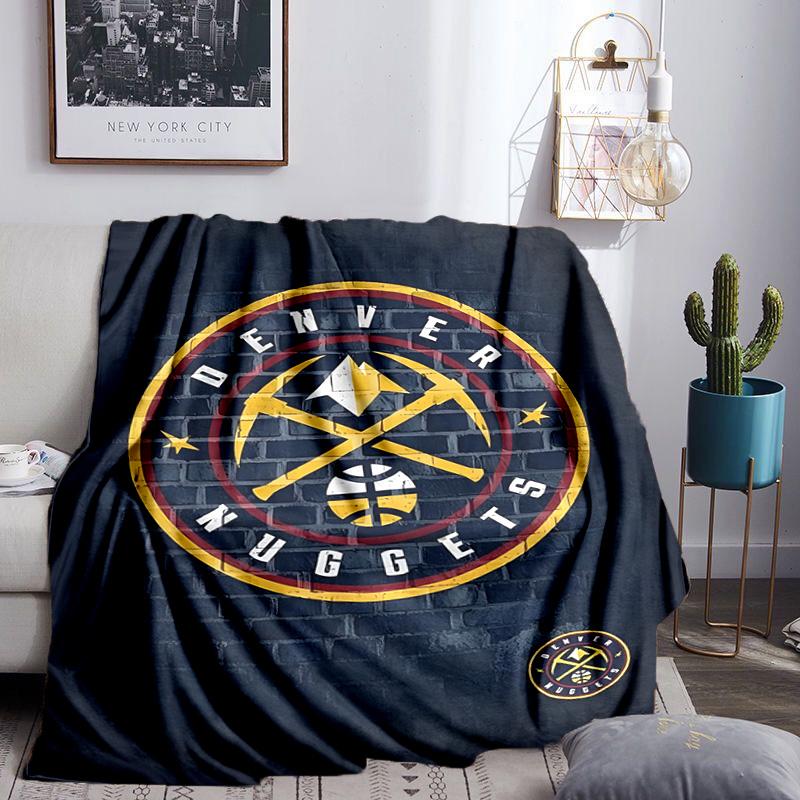 Denver Basketball Team Blanket Lightweight Flannel Bedding Blanket Perfect for Travel, Camping, Living Rooms, Offices, Sofas, Fan Christmas gift