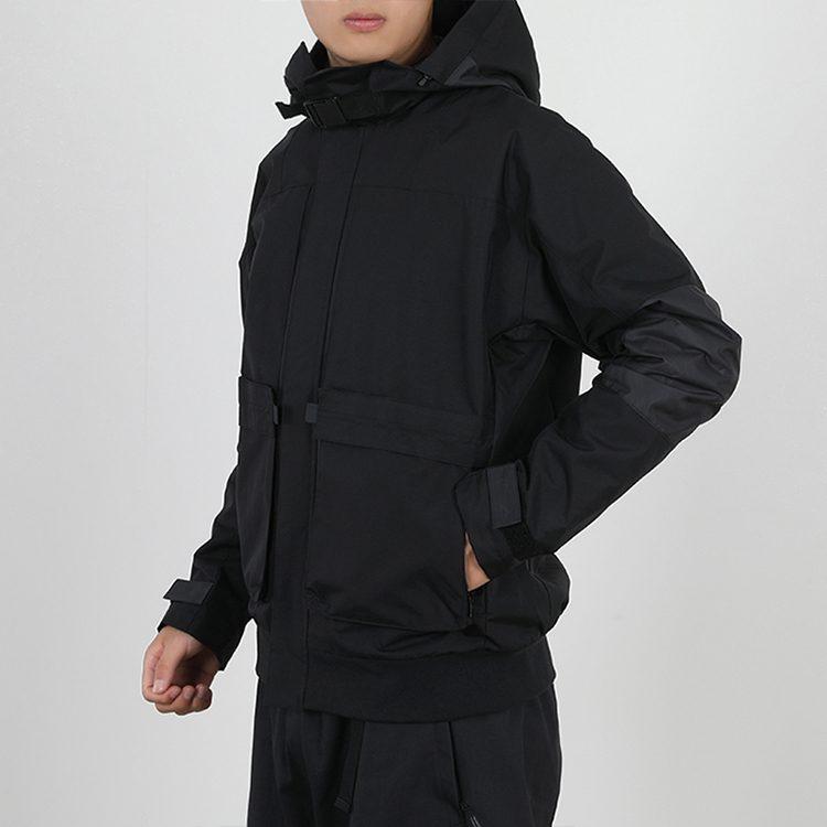Adidas Th Jkt Func Workwear Fleece Lined Casual Sports Hooded Jacket Winter Men's Black GM4397