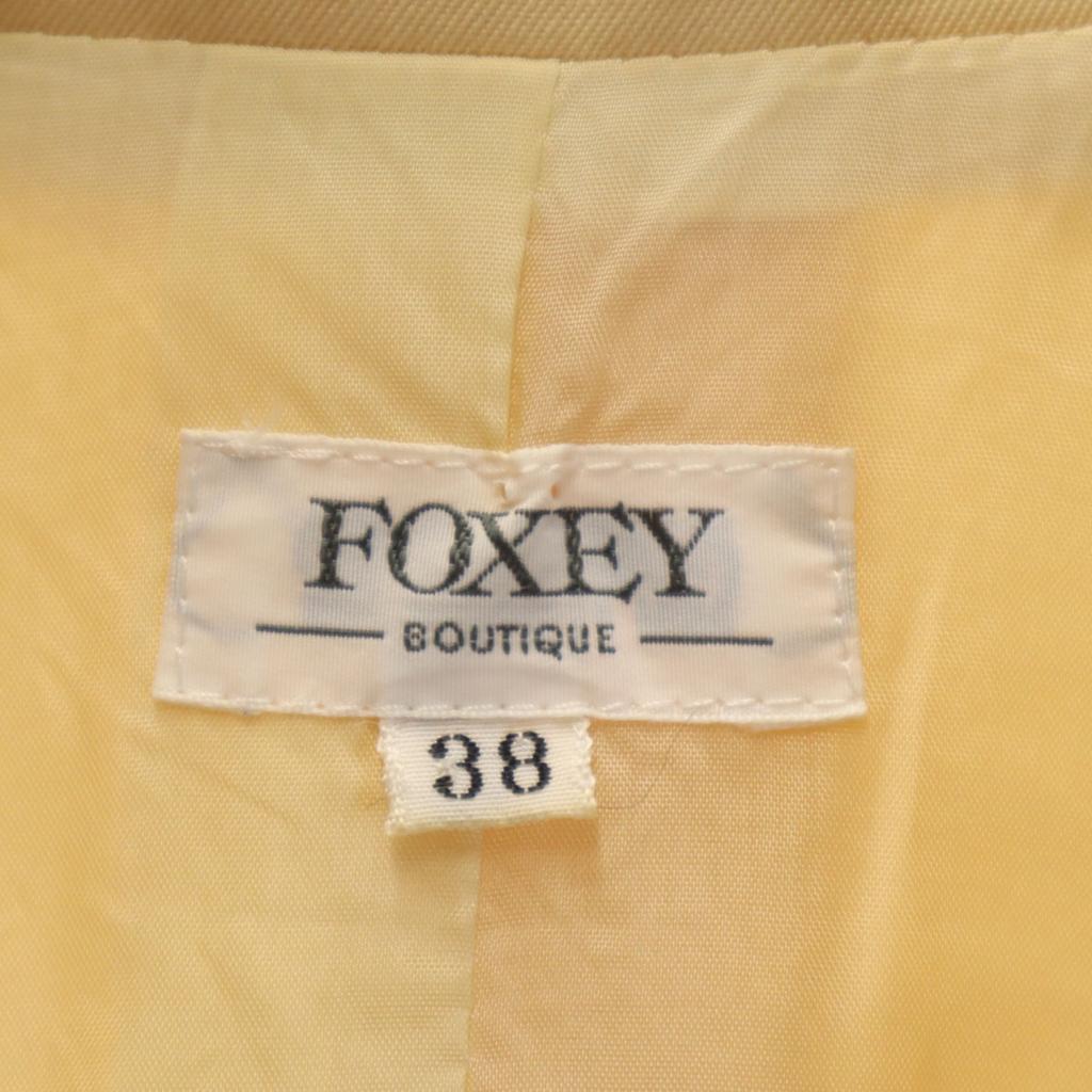 FOXEY Made in Japan Wollrock Anzug Set 38 Beige Damen Gebraucht