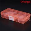 Plastic 10 Slots Adjustable Jewelry Storage Box Case Craft Organizer Beads