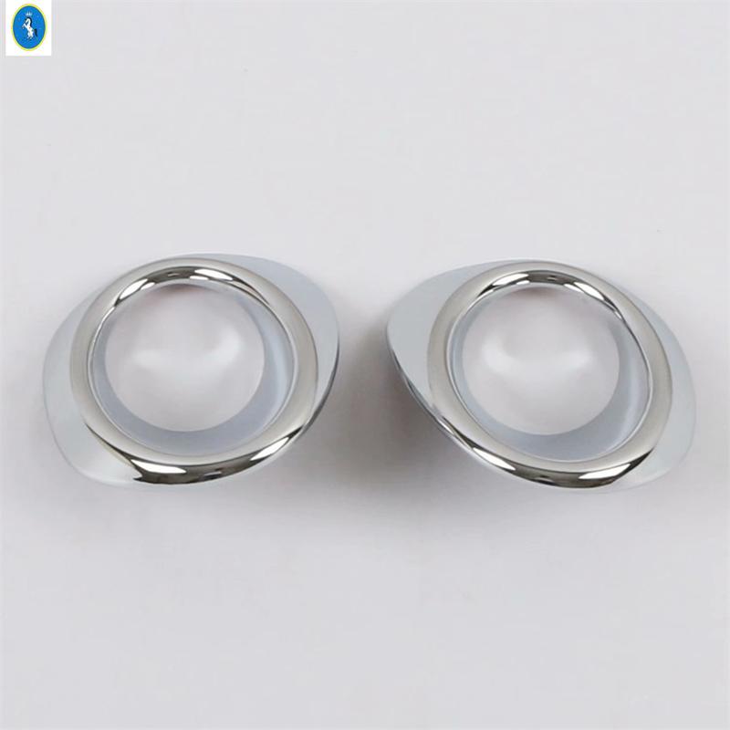 Fit For Toyota Corolla  - 2025 Chrome / Carbon Fiber Auto Front Fog Lights Foglight Lamps Ring Decor Cover Trim Accessories