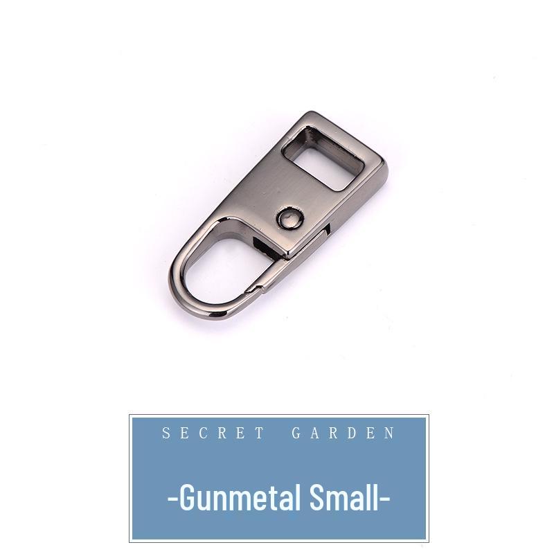 Tool-Free Removable Zipper Puller for Luggage, Bags, Jackets, Clothes, Shoes, & Boots with Metal Pendant Tab