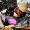 Anti-glare Argon Arc Welding Glasses Solar Powered Welding Goggles  Goggles Tools