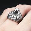 New Vintage 316L Stainless Steel Eagle Rings For Men Women Punk Biker Viking Animal Ring Unique Fashion Jewelry Gifts Wholesale