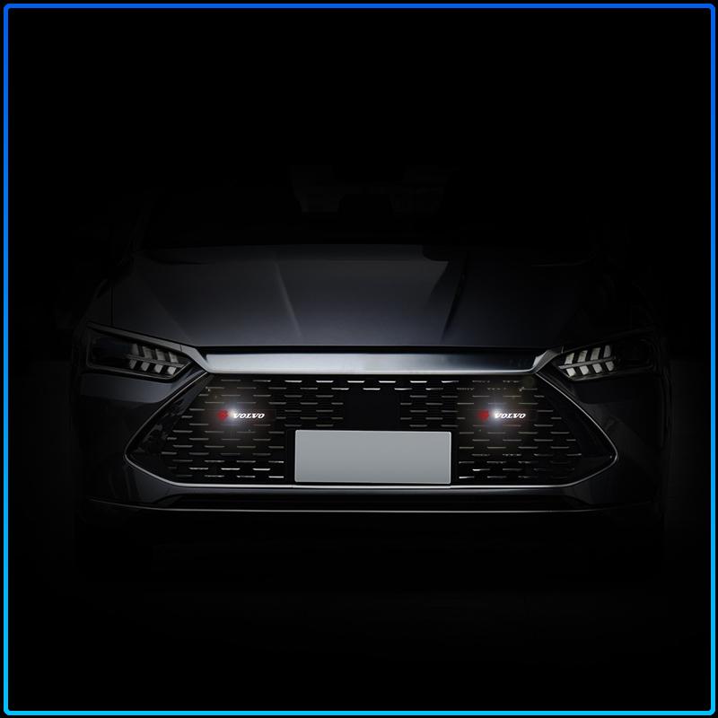Car Head Grill Emblem LED Light Front Grille Badge Sticker For Volvo Rdesign XC90 S60 XC60 V70 S80 S40 V50 V40 V60 C30 S70