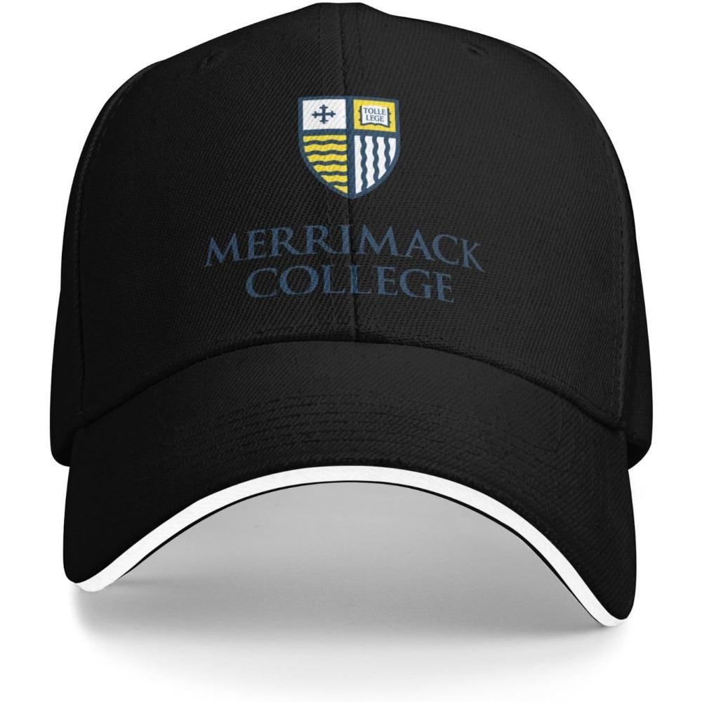 Merrimack College Logo Sandwich Cap Unisex Classic Baseball Capunisex Adjustable Casquette Dad Hat