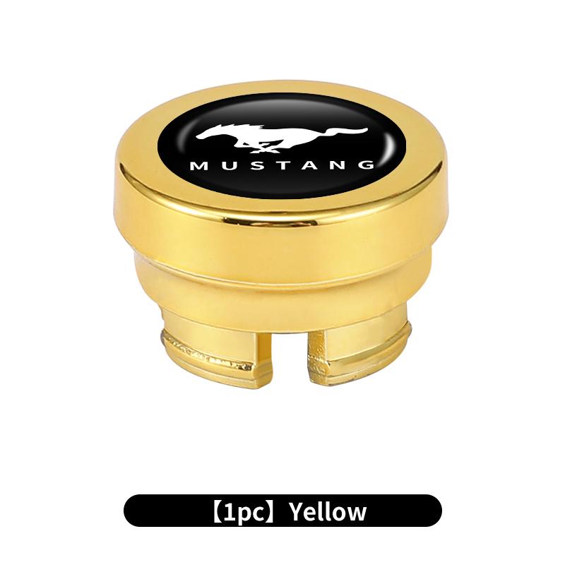 For Ford 1/2PCS Car Logo Cigarette Lighter Dust Plug Button Socket Protective Cover Escort KA Flex Everest KA Expedition Falcon APQ1