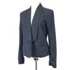 Excellent Condition NATHALIE CHAIZE Tuxedo Collar Jacket 38 M Women Navy Buttonless Jumper(USED)