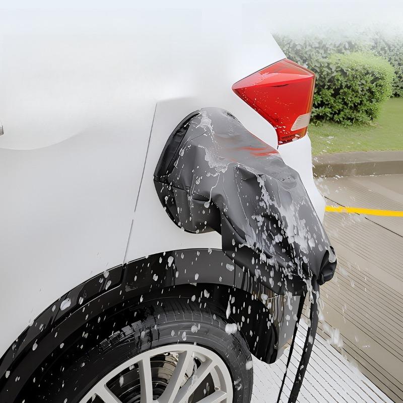 1pcs Weatherproof Cover Magnetic EV Charger Port Cover Sun Dust Protection Strong for Electric Car Charger Weatherproof Cover
