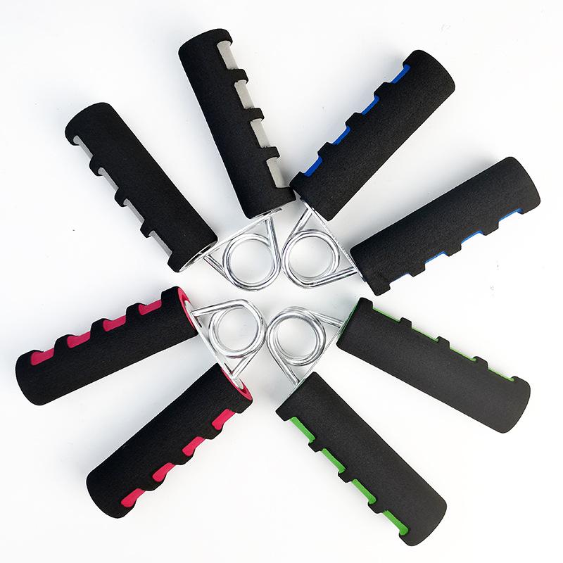 A-Shape Sponge Grip & Arm Strength Device: Two-Color, Sweat-Absorbent Fitness Equipment for Men