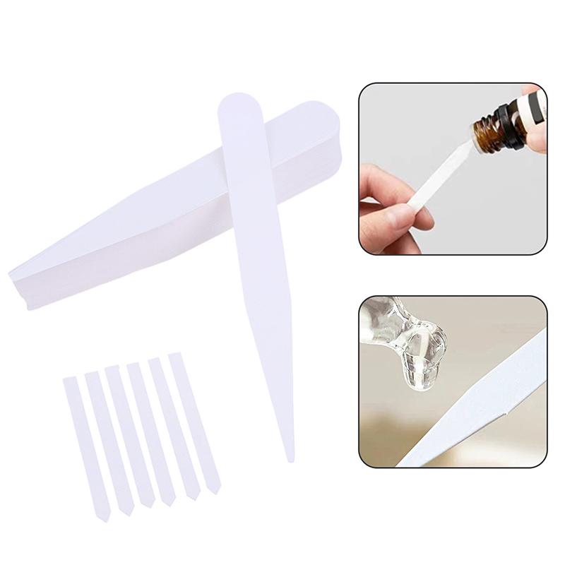 100 Bucăți Benzi de Testare Parfum Premium Bandă pentru Sticlă de Testare Pentru Testarea Parfumurilor și Uleiurilor Esențiale Hârtie de Aromaterapie pentru Parfum