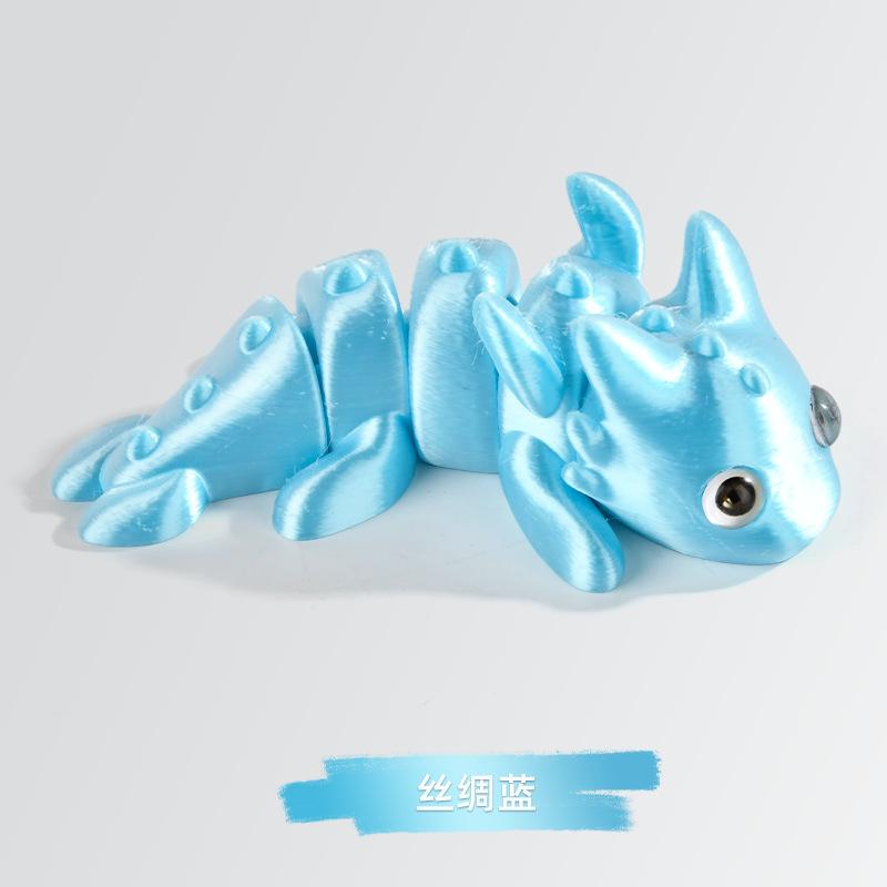 10cm 3D Printed Toys Simulation Doll Fish Realistic Eyes Body Joints Movable Children Toys Gifts Home Decoration